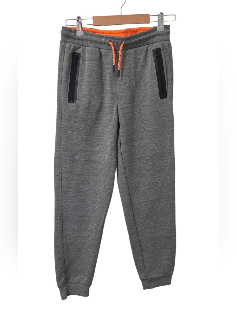 Urban Pipeline Jogger Sweatpants Boys Large 14/16 Gray Athletic Zip Pocket